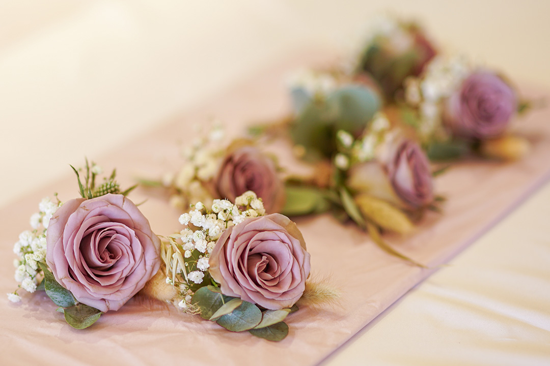 Wedding floral close up